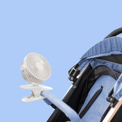 2000mah van de Ventilator het Openlucht 4 Duim van Mini Portable USB van de de Babywandelwagen van de de Klemventilator Compacte Ontwerp