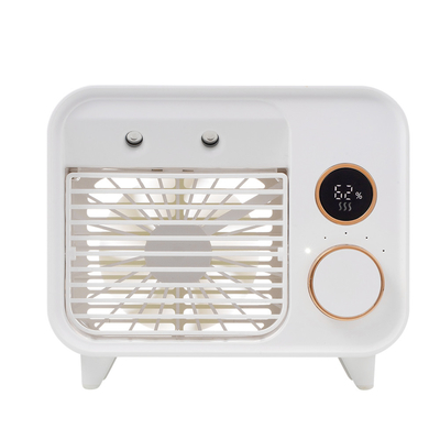 De draagbare LCD van de Lucht Koelere Ventilator Ventilator van de het WaterAirconditioner van het Schermusb Navulbare
