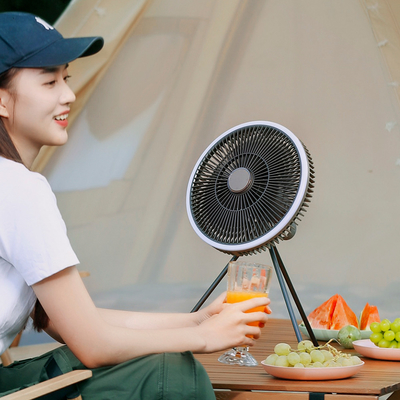 Navulbare Geleide Lichte de Ventilatorafstandsbediening van Vloer Bevindende Ventilators 5W 10000mAh