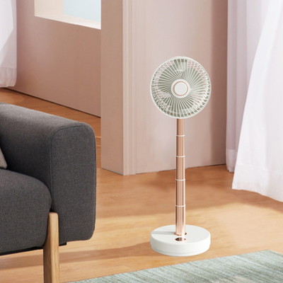De vouwbare van de de Luchtcirculatie10000mah Batterij van Vloer Bevindende Ventilators Ventilator van het het Huisbureau