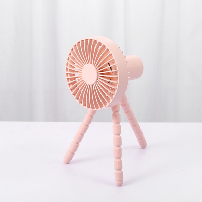 De flexibele Batterij 1800mah Handbediend Mini Portable Fan van de Driepoot Draagbare Ventilator