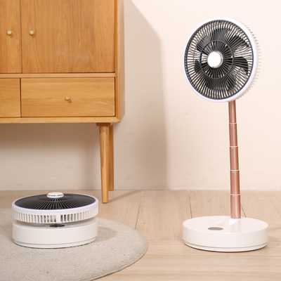 LCD van het de Motorgefluister van de het Scherm de Navulbare Bevindende Ventilator 10000mAh Elektrische Vouwende Ventilator