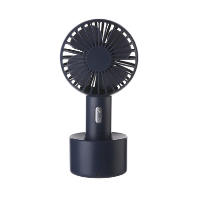 Oplaadbare handgevoelige ventilator met standbasis, 2000 mAh batterij, automatische rotatie en aromafunctie