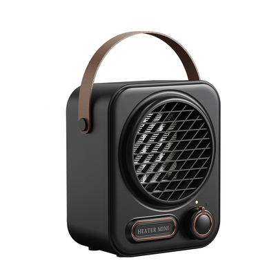 Klassieke draagbare mini-kachelventilator Witte kleine ruimteventilatorkachel