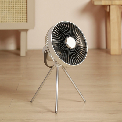 Geleide Lichte Vloer Bevindende Ventilators het Kamperen 10000mAh de Driepootventilator van Batterijrechargable
