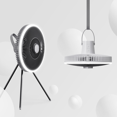 Navulbare Geleide Lichte de Ventilatorafstandsbediening van Vloer Bevindende Ventilators 5W 10000mAh