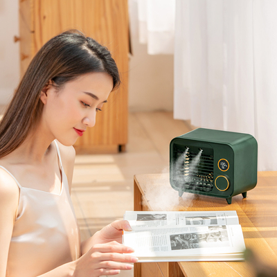De beste Waterkoelingsusb Koelere Ventilator HOOFD Draagbare van Mini Personal Rechargeable Air Conditioner