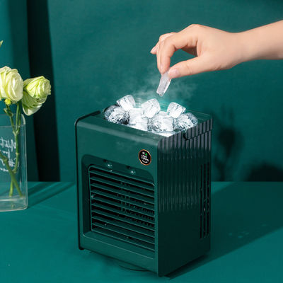 LCD Klein Usb de Airconditioner Geleid Licht van het Schermusb Mini Cooler Fan 4000mAh DC5V