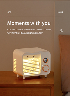 USB Mini Portable Wireless Fan Cooler met LEIDEN Nachtlicht en Mistnevel