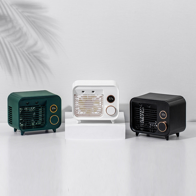 ABS van DC5V 2000mAh Mini Usb Air Cooling Fan Kleine Draagbare Airconditioner