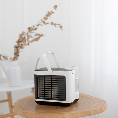 Draagbare airco-conditioner ventilator-bevochtiger, richting aanpasbaar, snel afkoelen