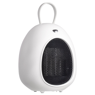 De witte Elektrische Ventilator Heater Portable Oscillating Ceramic Tip van 500W over Bescherming