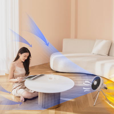 7 Vane Remoter Control Rechargeable Table-de LEIDENE van de Ventilatordriepoot Openluchtventilator van Usb