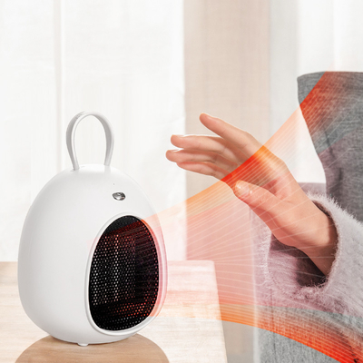 FCC van de LEIDENE Verwarmer van de de Desktopventilator Energie de Efficiënte Draagbare Verwarmer 500W PTC Elektrische