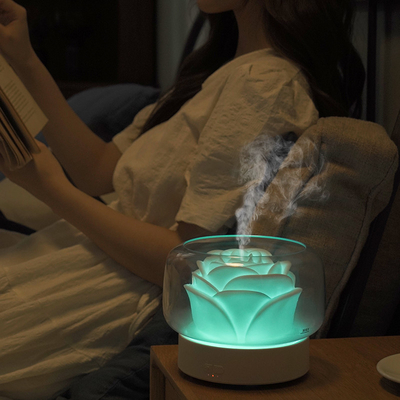 400ml 7 van de Kleurrijke LEIDENE van het de Verspreidersaroma Nacht de Lichte Etherische olie van de de Verspreiderbloem Verspreider van het Ontwerparomatherapy