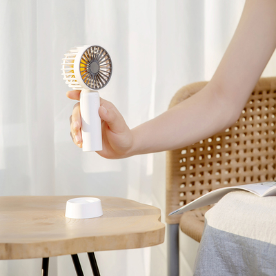3 wind 4W Mini Portable Handheld Fan 1200mAh Mini Desktop Fan USB