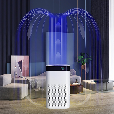 Kaki OEM Zuivere Draagbare van het het UVlichthepa 20m2 Intelligente Bureau van de Luchtzuiveringsinstallatie de Luchtfilter