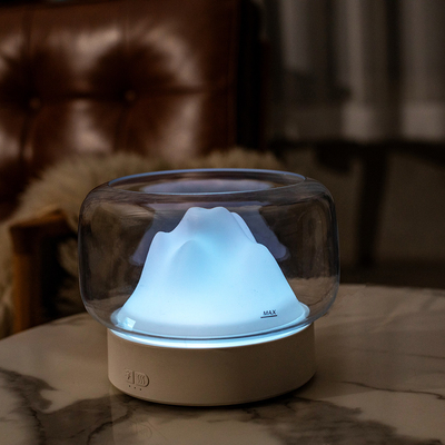 Koele LEIDENE van de de Olieverspreider van het Mistaroma Nacht Licht Kleurrijk Ultrasoon Grey White