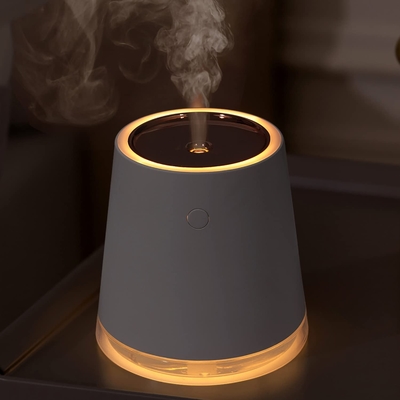 USB-HOOFDmini cool mist humidifier 500ml 2000mah Navulbare 2 in 1 Luchtbevochtiger