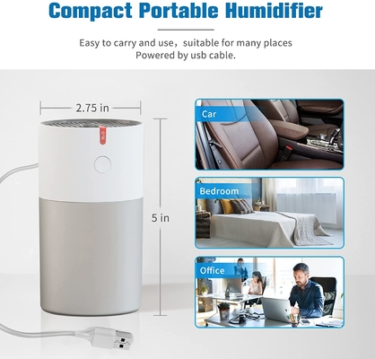 Draagbare Stille de Luchtluchtbevochtiger 220ml Mini Small Home Humidifiers van Desktopusb