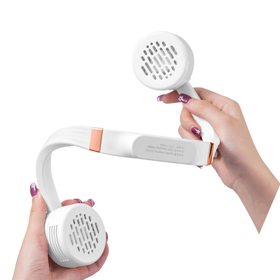 van de de HalsAirconditioner van 4000mAh 4W Wearable de Reis Handbediende Ventilator Zonder bladen