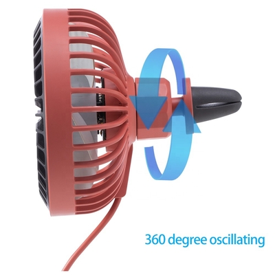 4 duim Luchtkoelingsventilator 4 Vin gelijkstroom dreef Ventilator van de de Klemauto van het 3 Snelhedenvoertuig de Draaibare aan