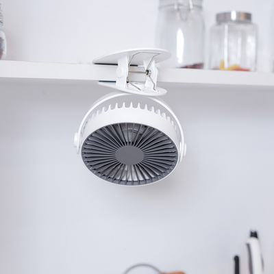 5 Miniusb Navulbare Draagbare 360 Graad Roterende Ventilator van Vane Desk Clip On Fan