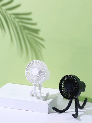 Van de de Lijstventilator 2500mAh van batterijusb de Navulbare Draagbare Baby Mini Handheld Stroller Fan