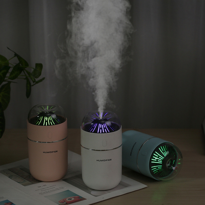 Kleurrijke Ultrasone Geleide het Aromaverspreider van Mini Volcano van de Luchtluchtbevochtiger 320mL
